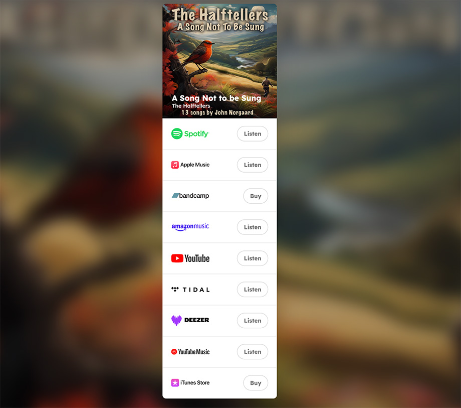 Listen on Spotify, Apple Music, and more